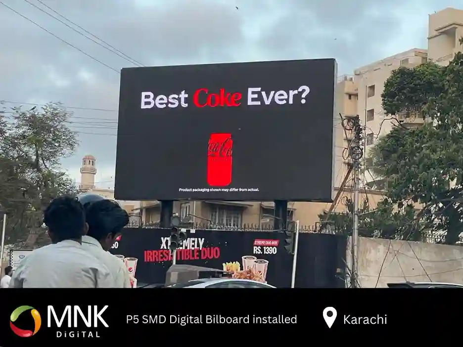 P5 SMD Digital Bilboard installed for Advertising agency at Karachi