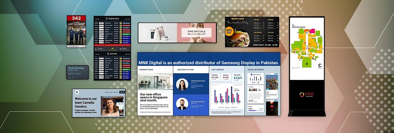 Samsung Display - Digital Signage - Main Banner