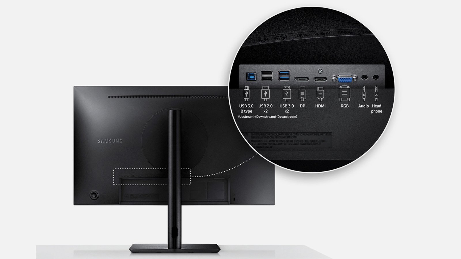 Samsung Monitors - LED Monitors - Section Images -Enhanced Connectivity Options