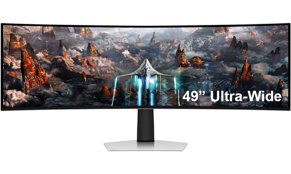 49 Inches Ultra-Wide Curved Monitor - Slider front image