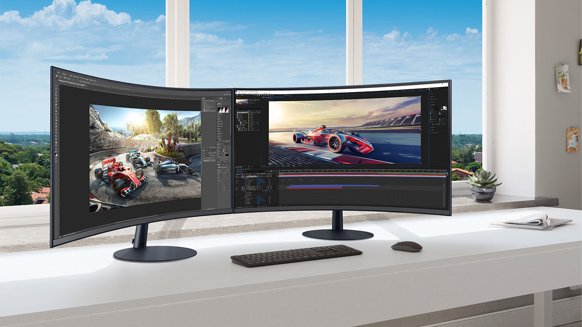 32 Inches Ultra Wide Curved Monitor - Experience True Visual Clarity