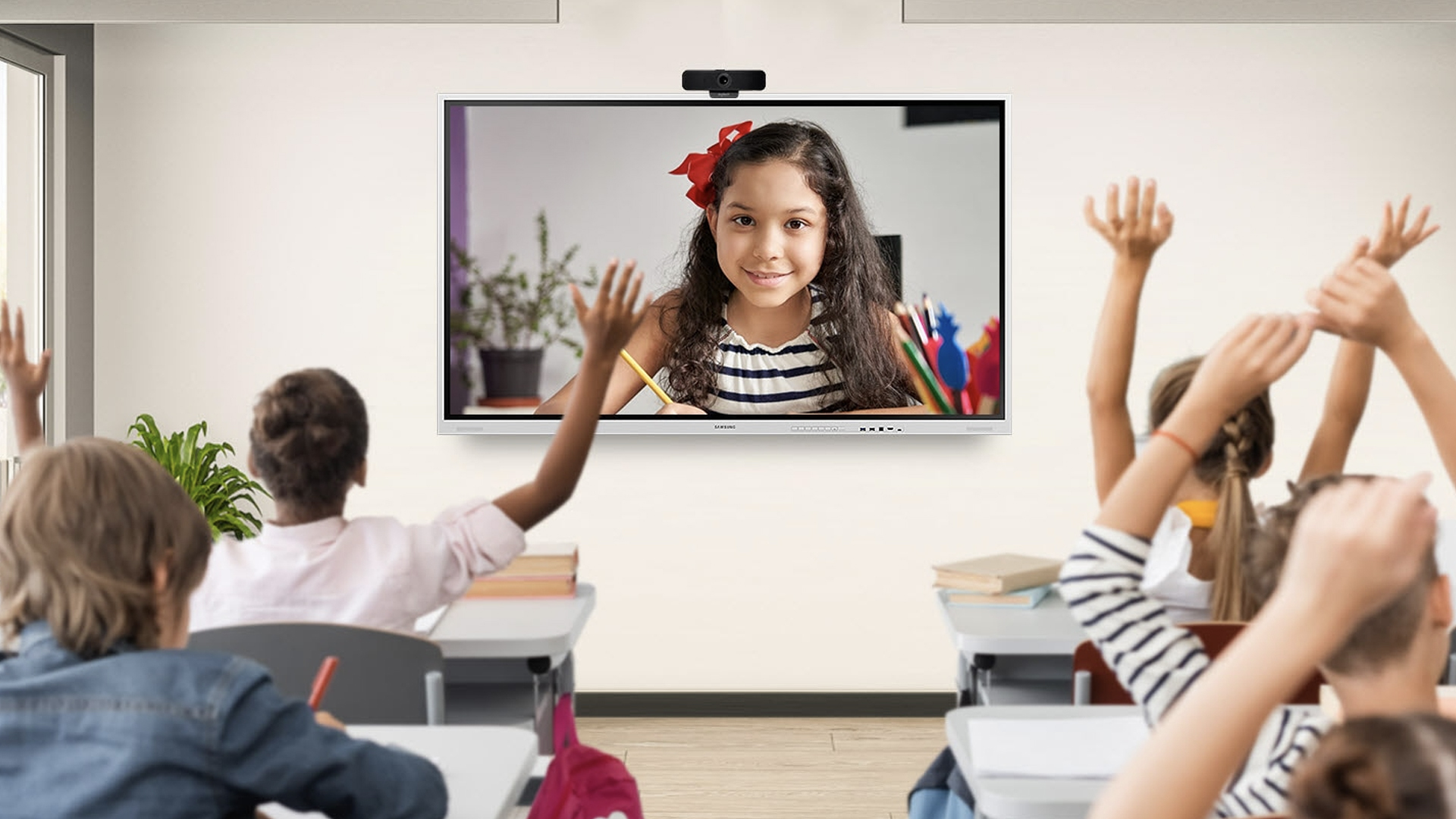 Samsung Interactive Screen - Section Images - Video Conferencing Screen