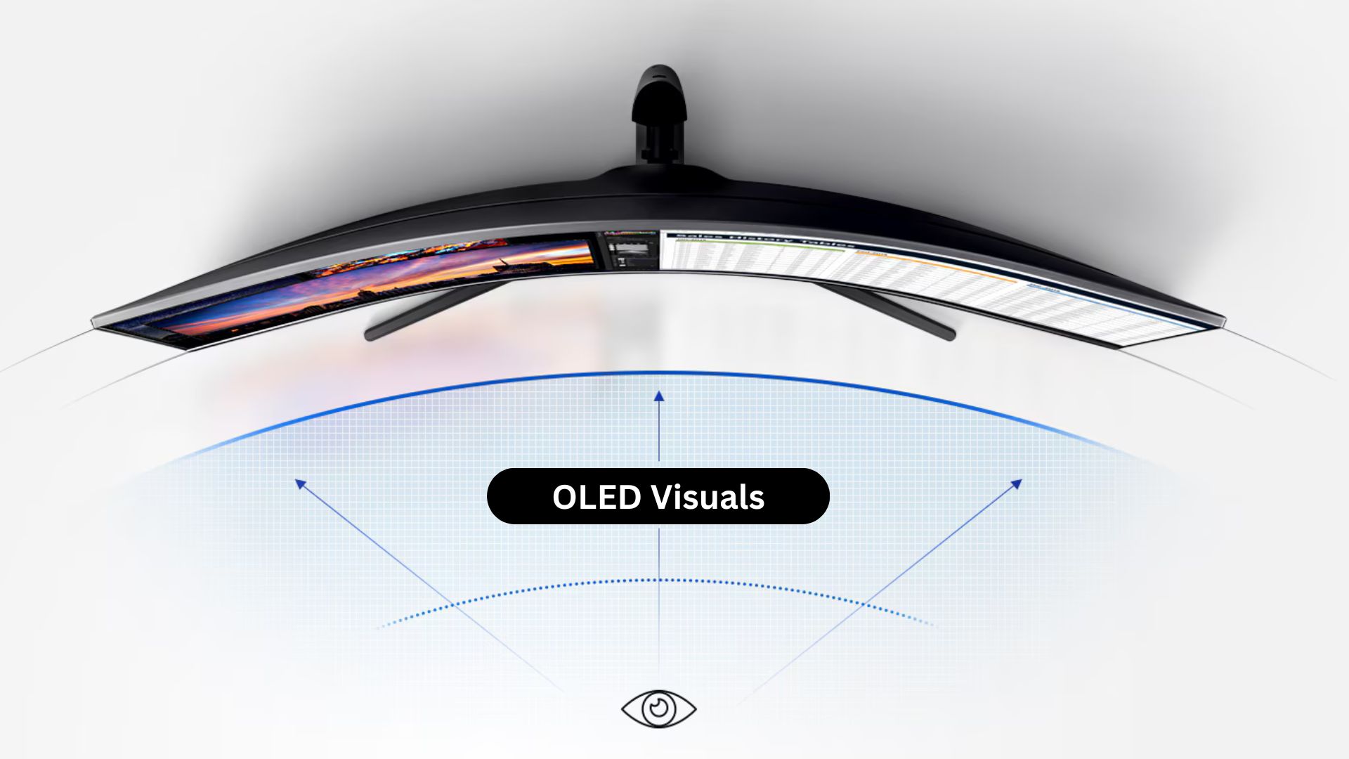 Samsung Ultra-wide 49 OLED Visuals