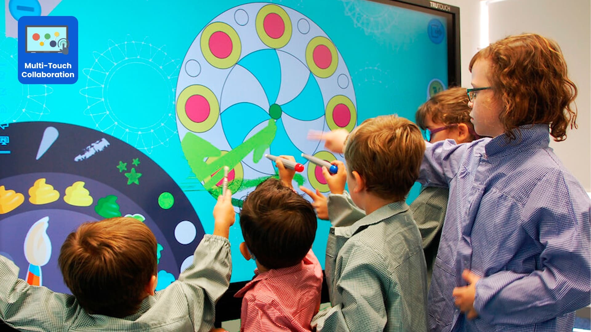 40-point multi-touch technology Philips Interactive Display