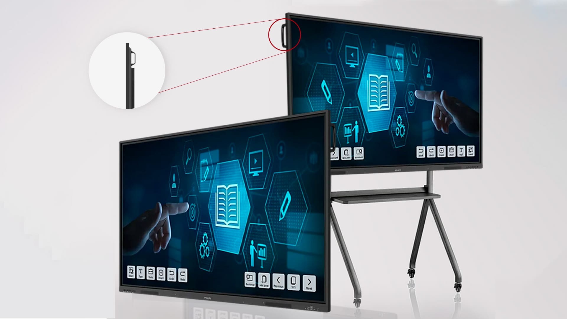 Flexible Installation Philips Interactive Display