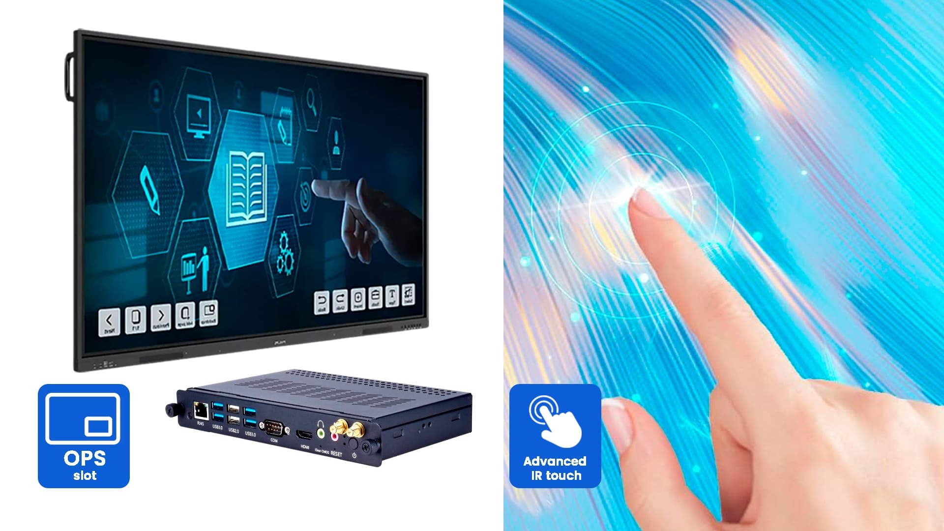 OPS slot & Advanced IR touch Philips Interactive Display
