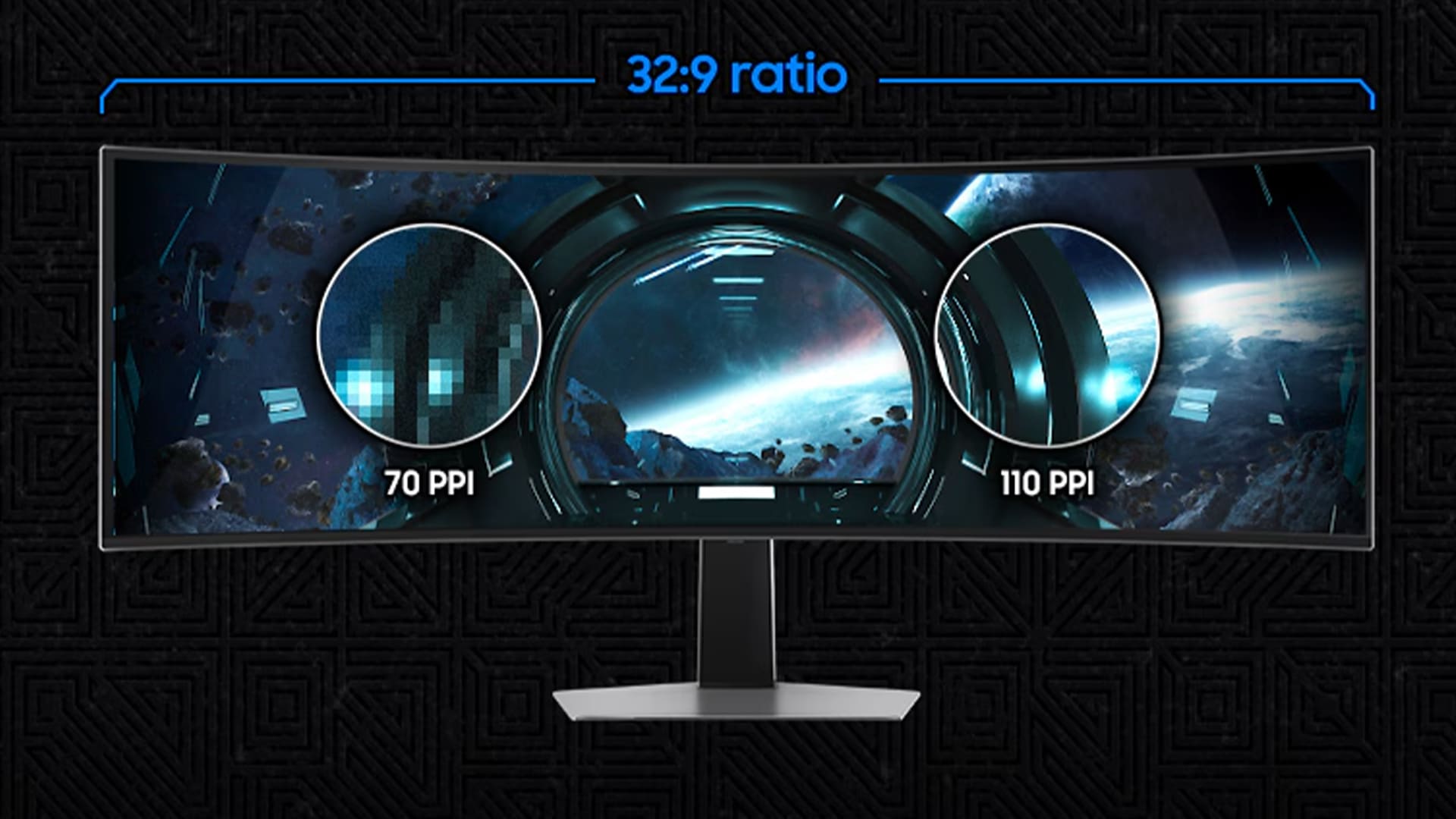 Samsung Odyssey G91SD 49inch by MNK - Immersive 32_9 Ultrawide Screen with 110 PPI Pixel Density