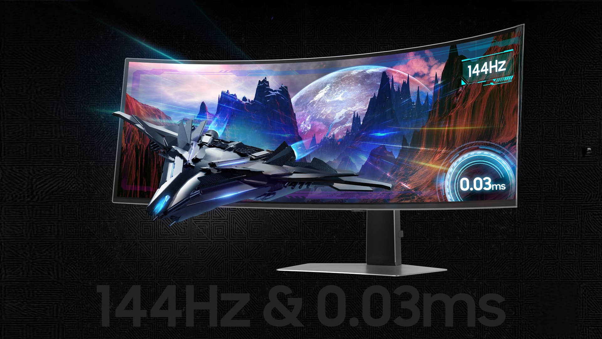 Samsung Odyssey G91SD 49inch by MNK - Unmatched Speed with 144Hz Refresh Rate & 0.03ms Response Time