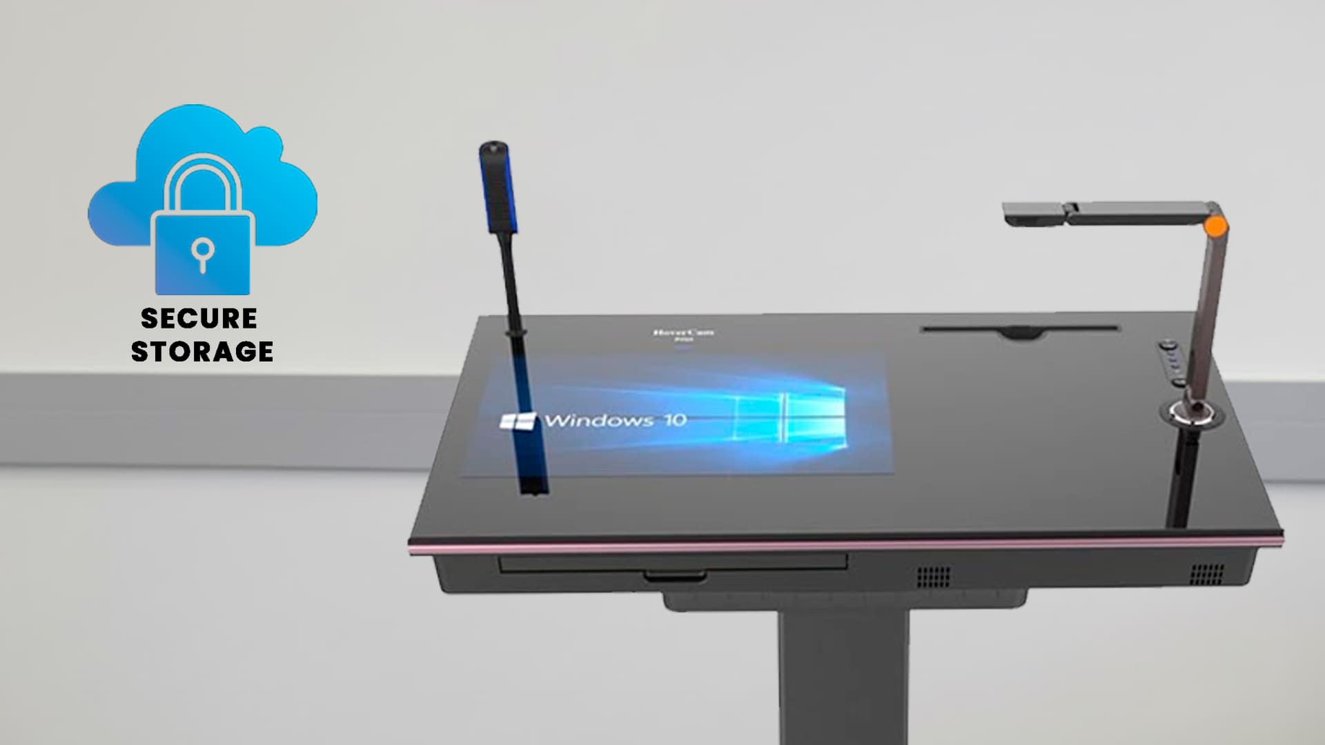 Secure Storage hovercam pilot 3 wireless digital podium