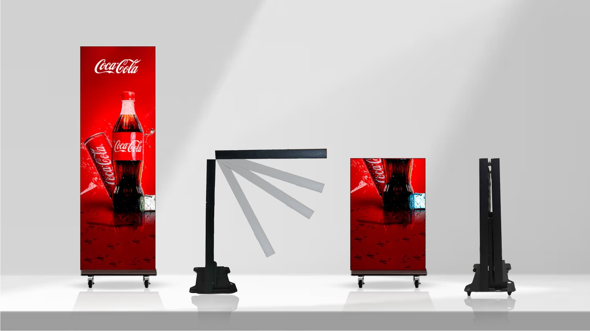 Backward Foldable Design - Indoor SMD Digital Standee_