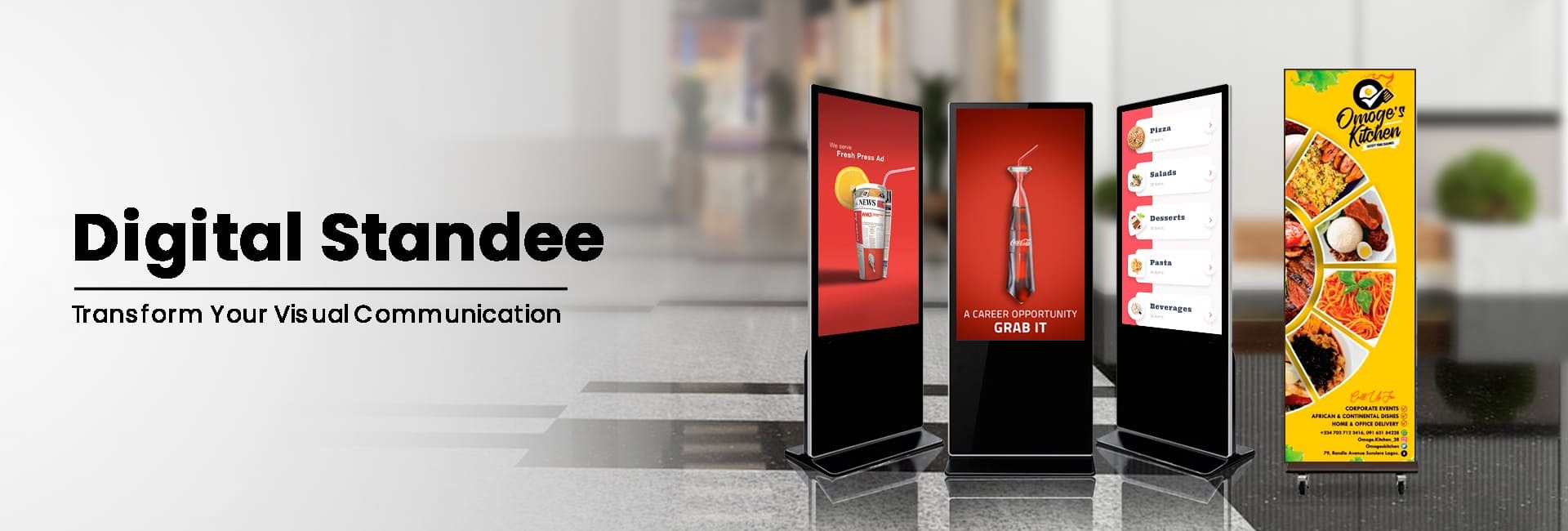 Digital Standee Main Page Banner