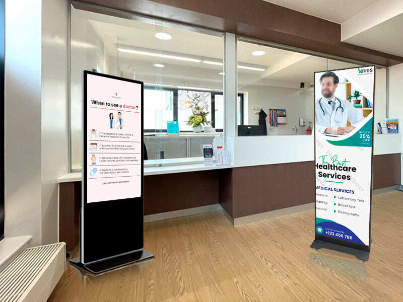 Hospitals Digital Standee