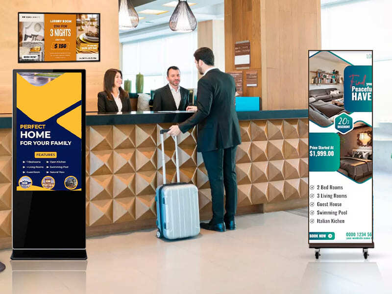 Hotels - Digital Standee