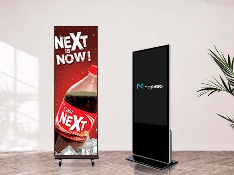 Multi Language Support Digital Standee