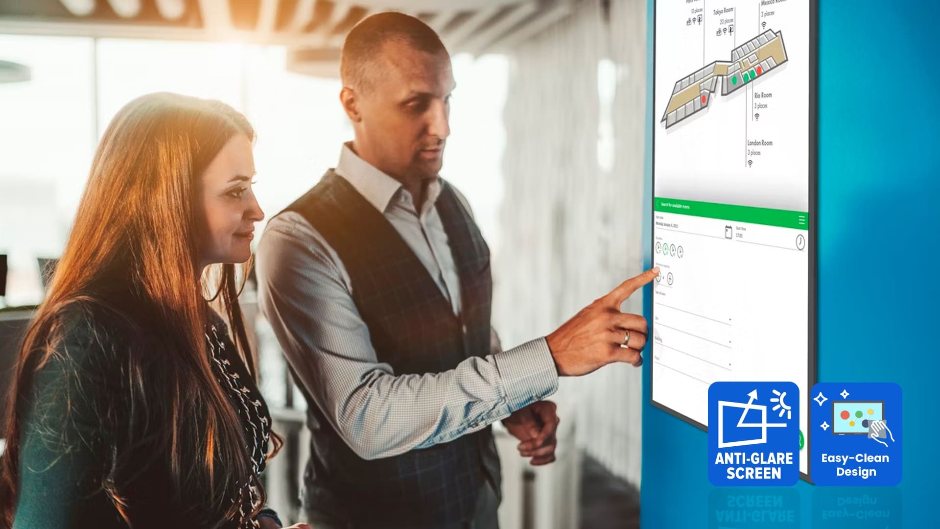Philips 24 Interactive Screen - Anti-glare and Anti-fingerprint Display