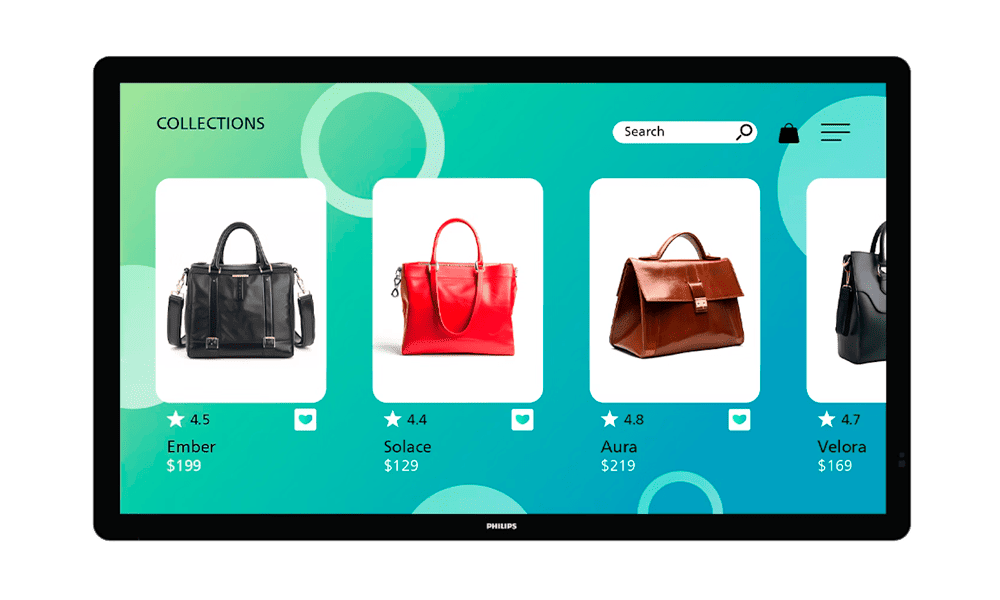 Philips 32 Interactive Display Front