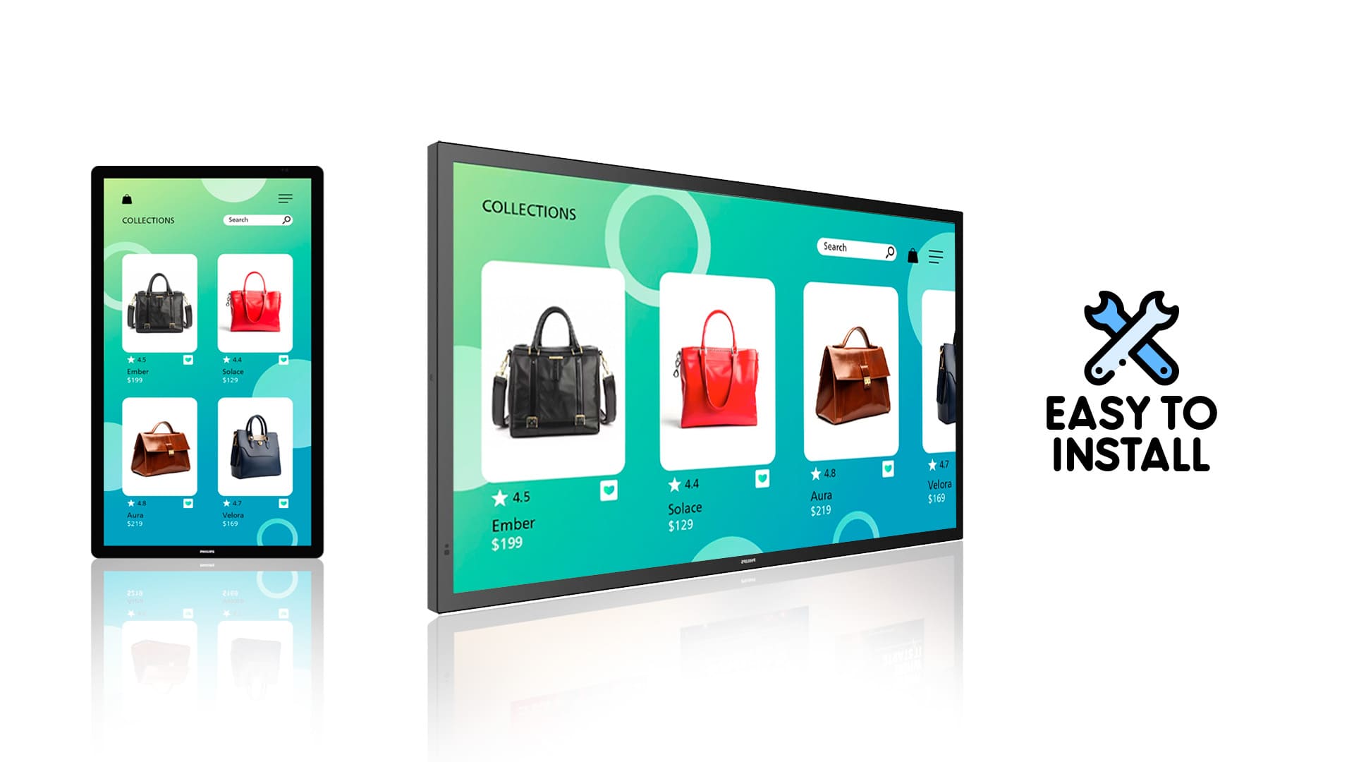 Philips 32 Interactive Screen Flexible Mounting Options