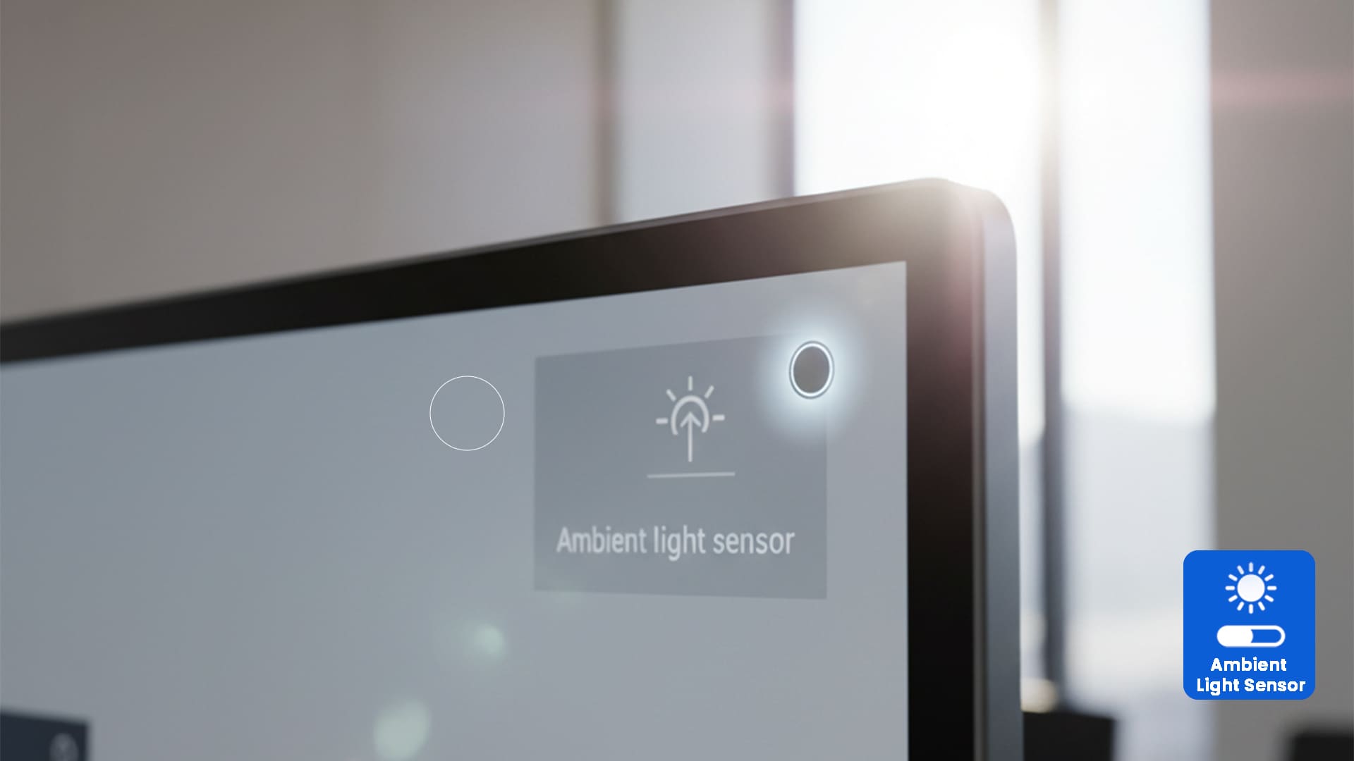 Philips 65 Interactive Display - Built-in ambient light sensor