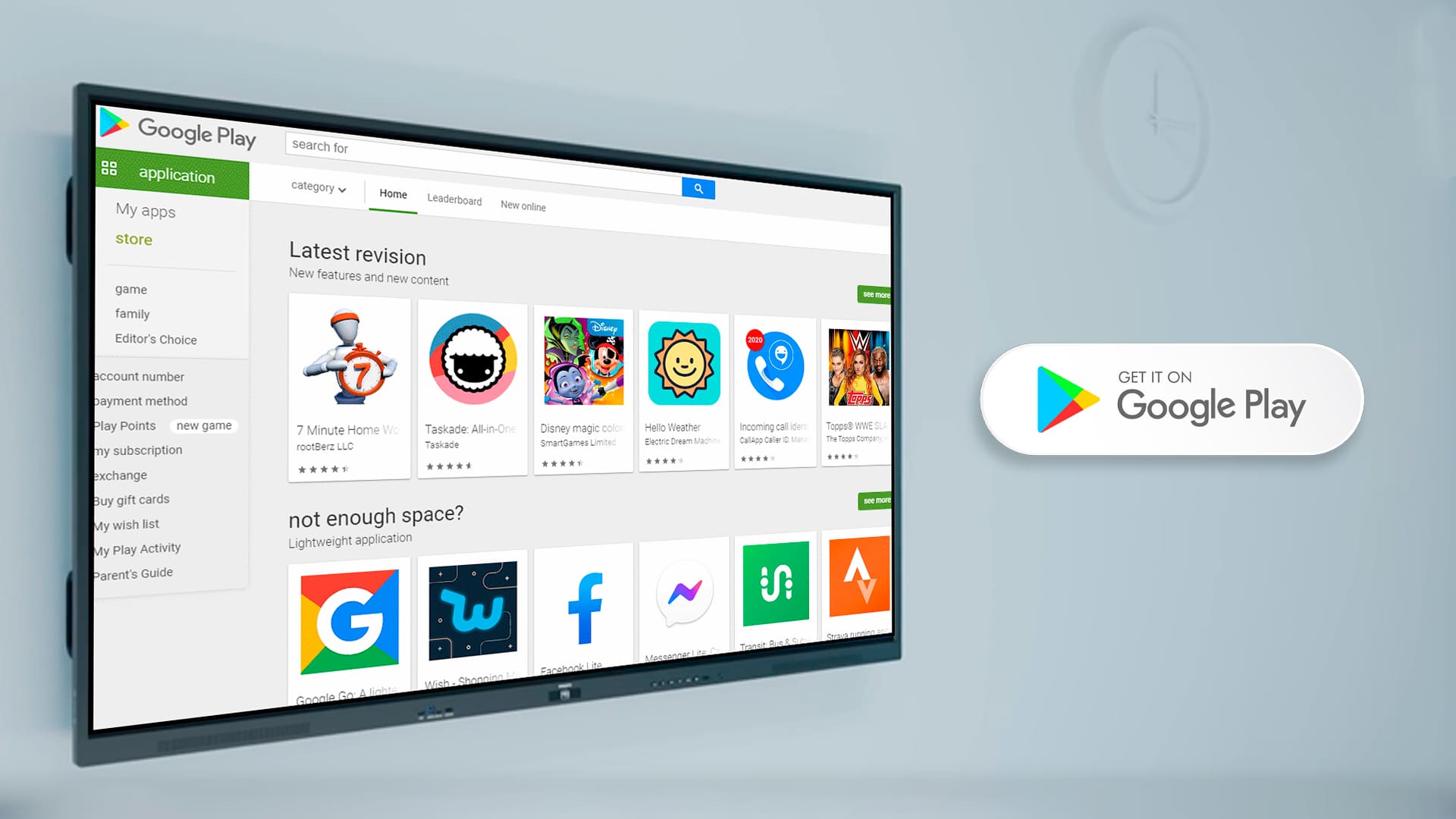 Philips 65 Interactive Display Google Play Store