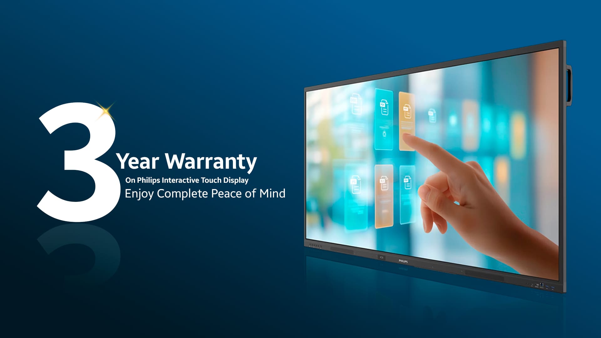 Philips 65 interactive Display 3 Year warranty 1