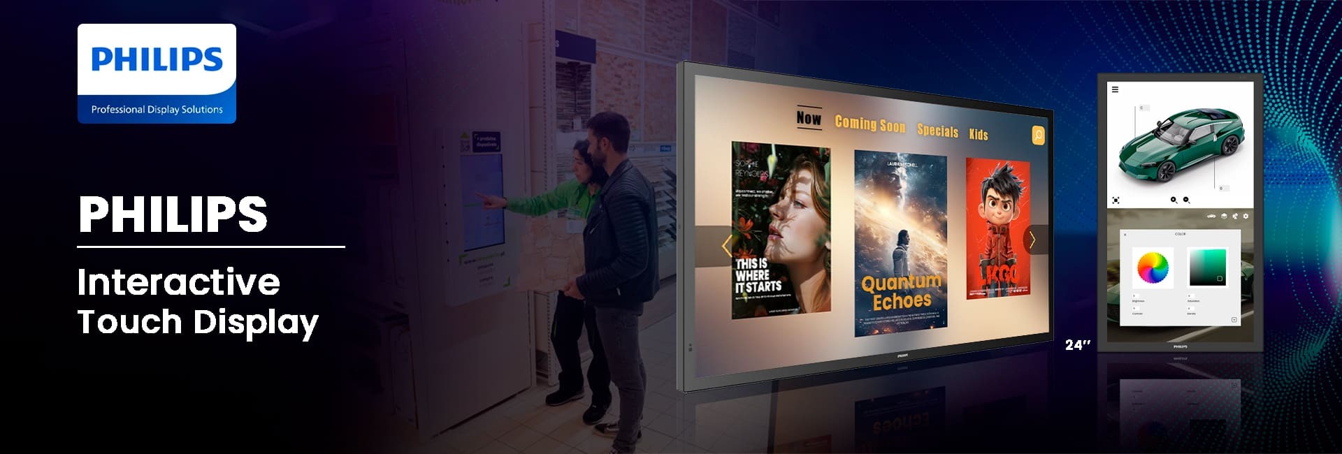 Philips Interactive Touch Display Banner