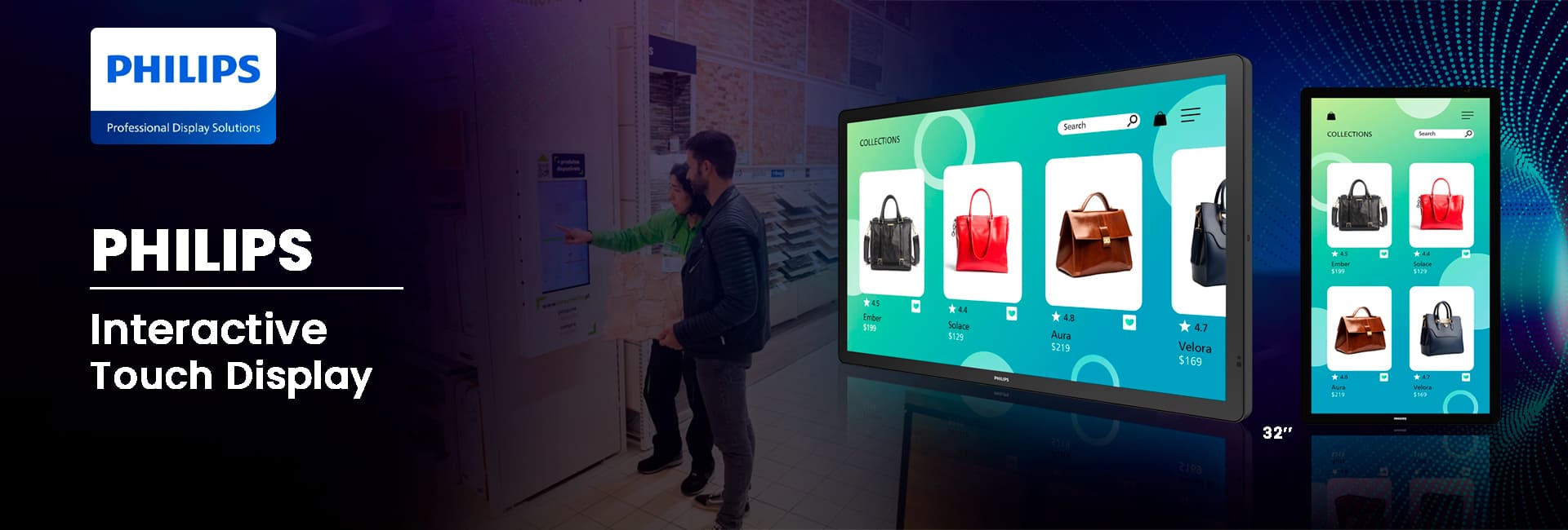Philips Interactive Touch Display Banner