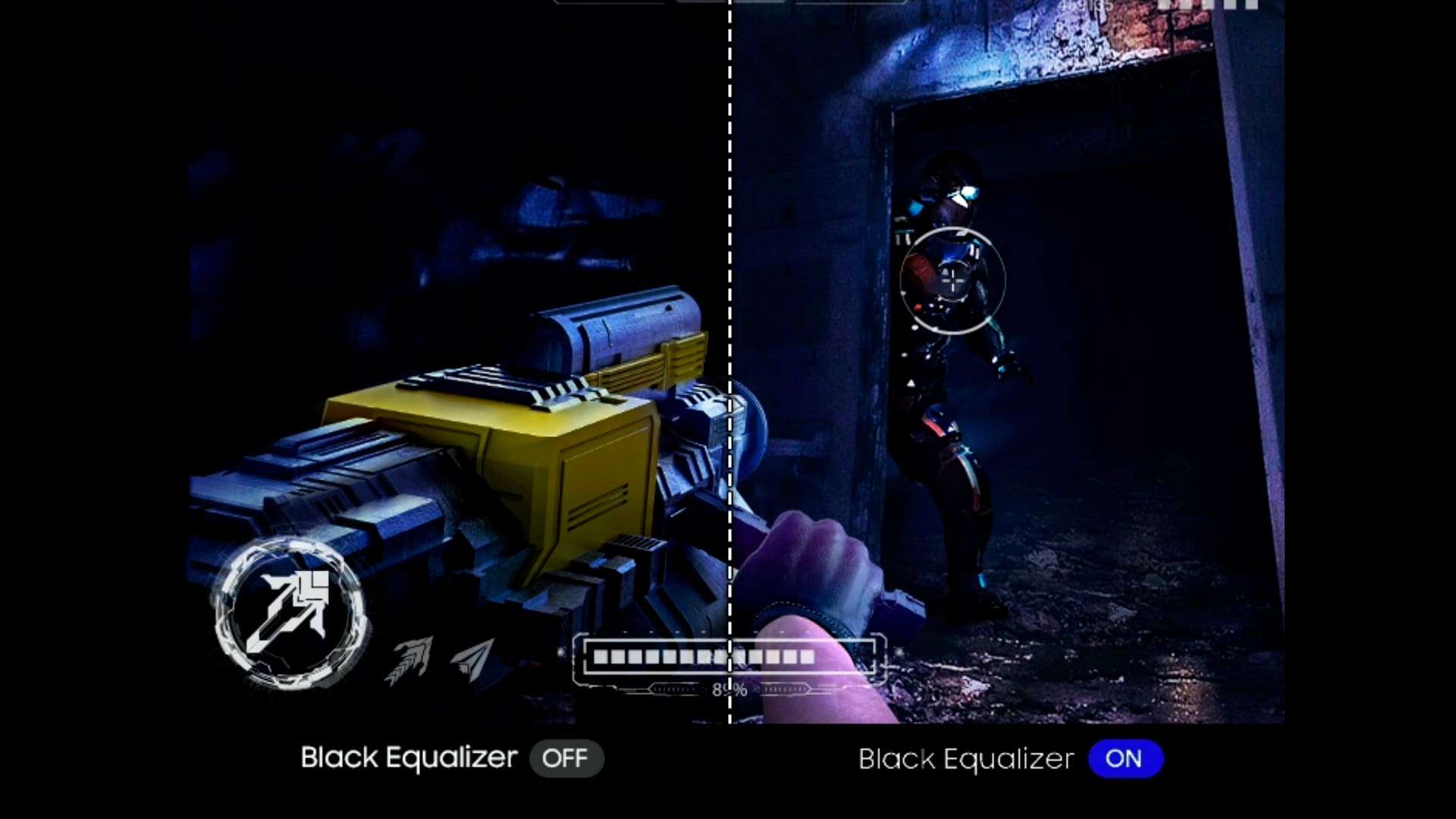 Samsung Odyssey G50F Gaming Monitor - Black Equalizer