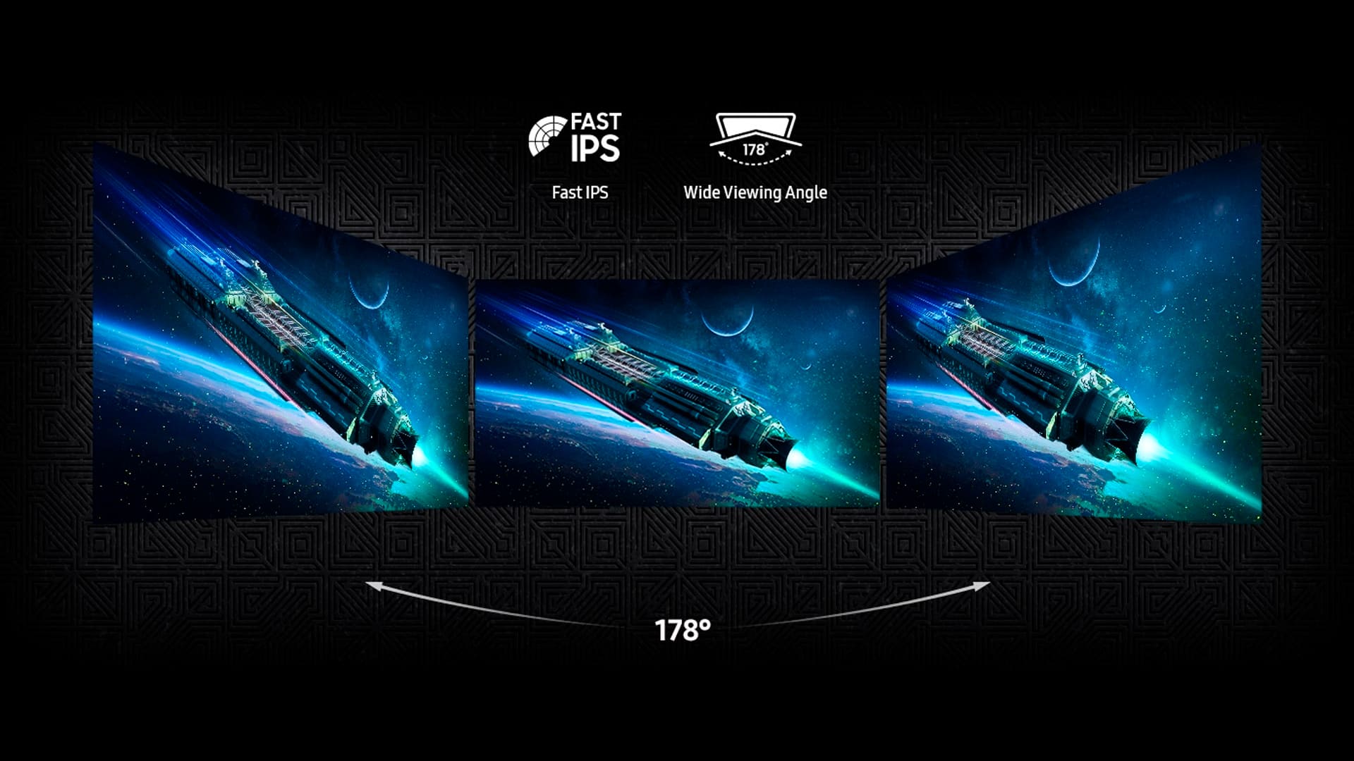 Samsung Odyssey G50F Gaming Monitor Fast IPS
