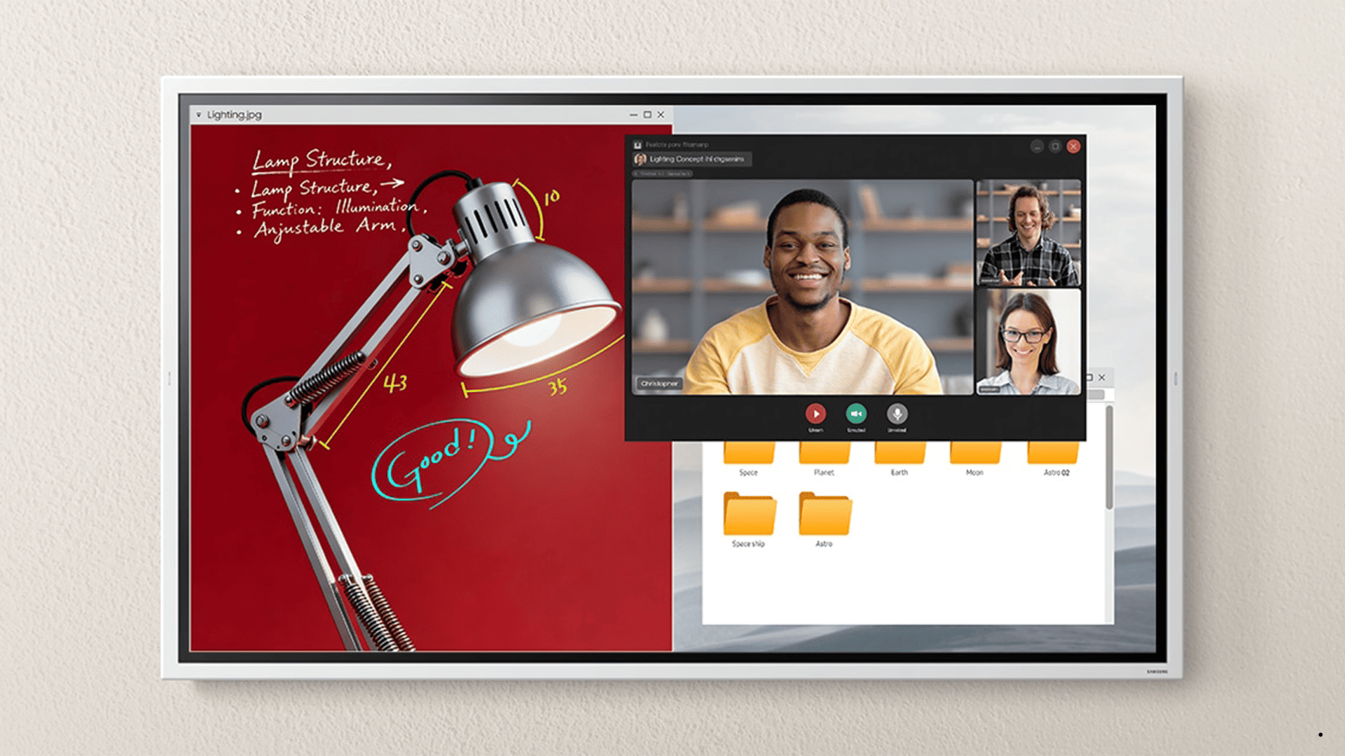 Samsung Interactive WMFX- Easy Access to Your Work