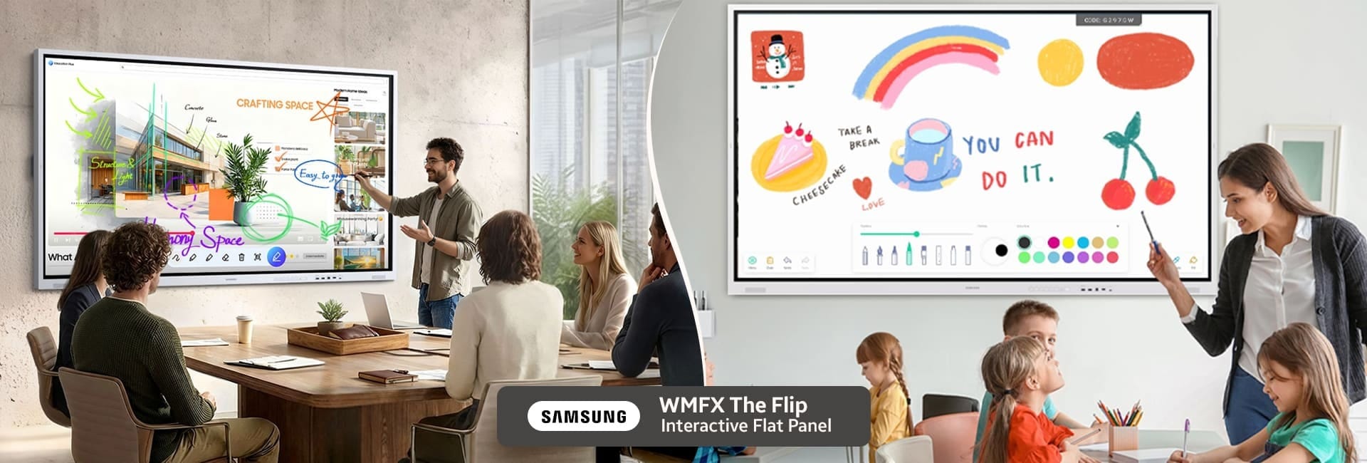 Samsung Interactive Flip WMFX Banner