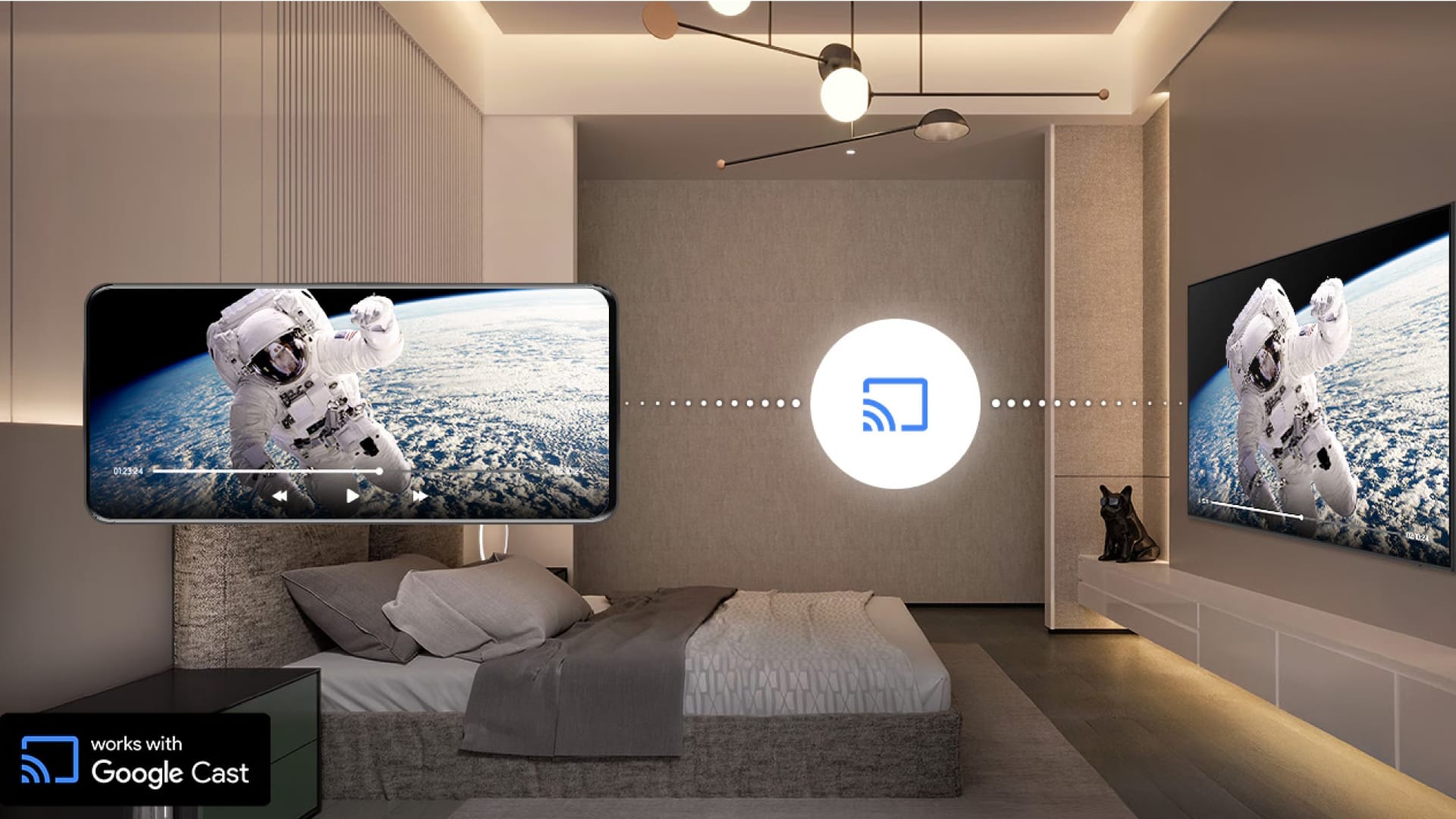 HU8000F Samsung Hospitality TV Google Cast