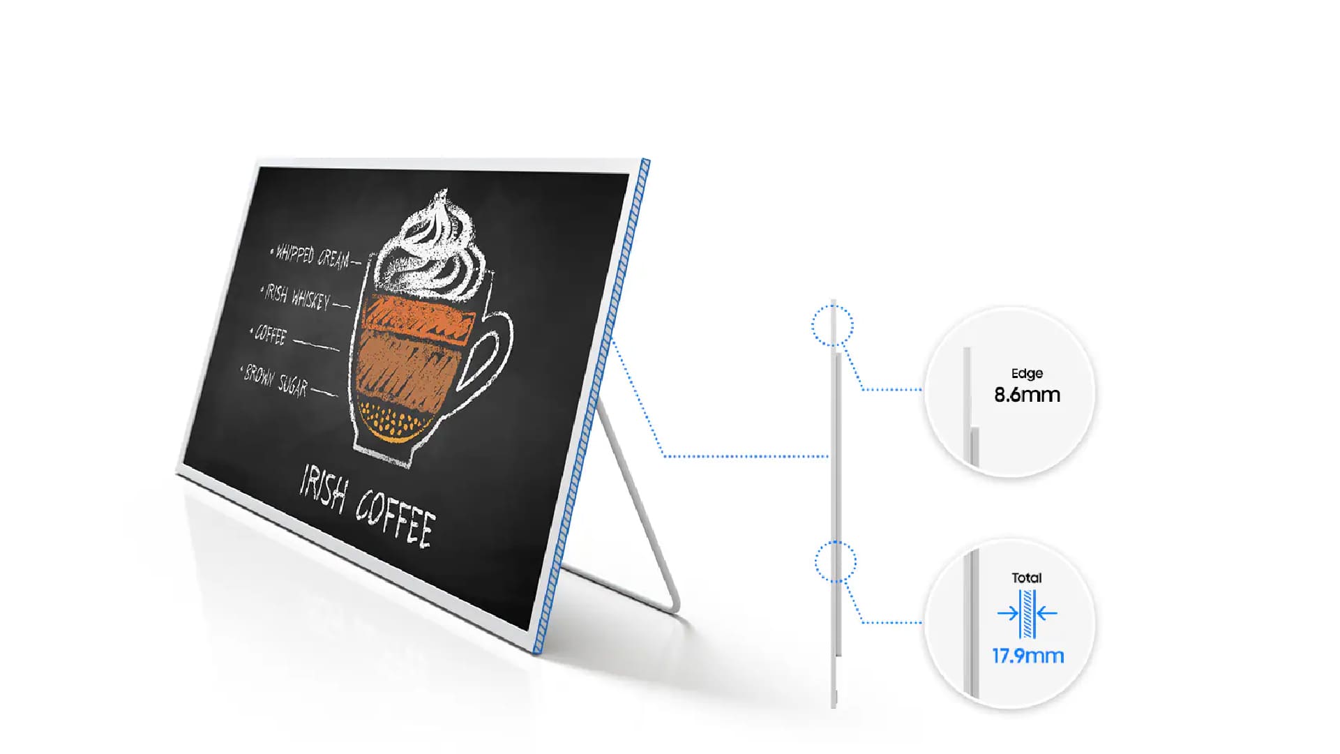 Samsung Color E-Paper EMDX-A Paper-thin Design