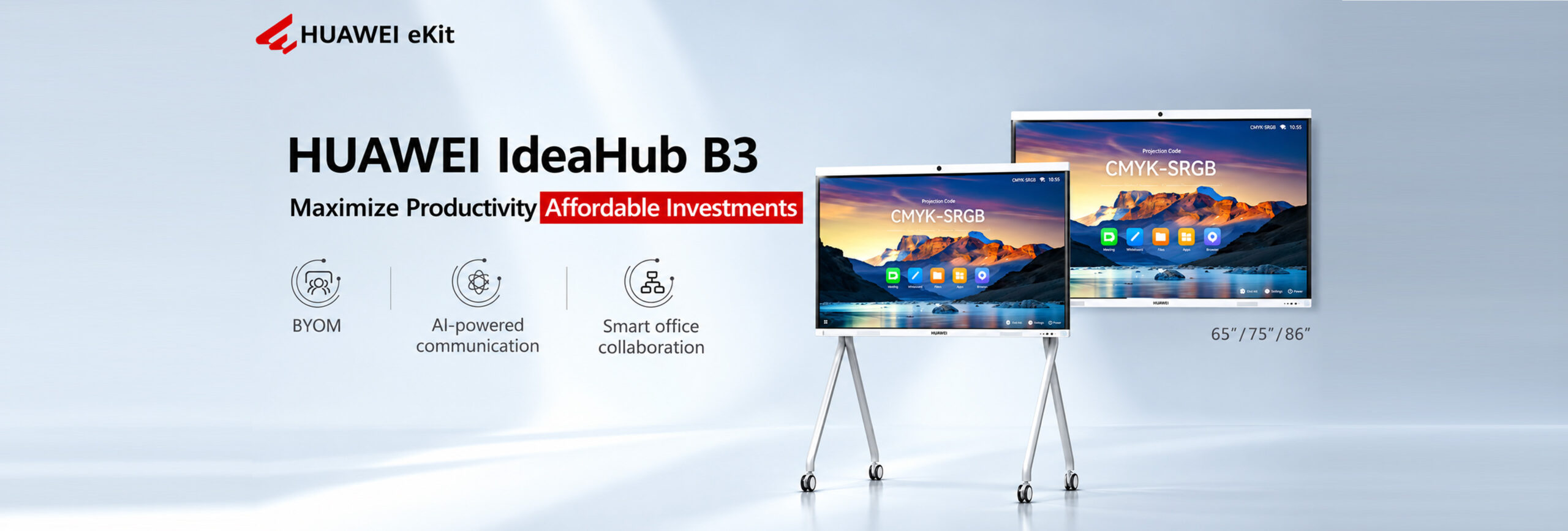 HUAWEI IdeaHub B3 Interactive Display Banner scaled