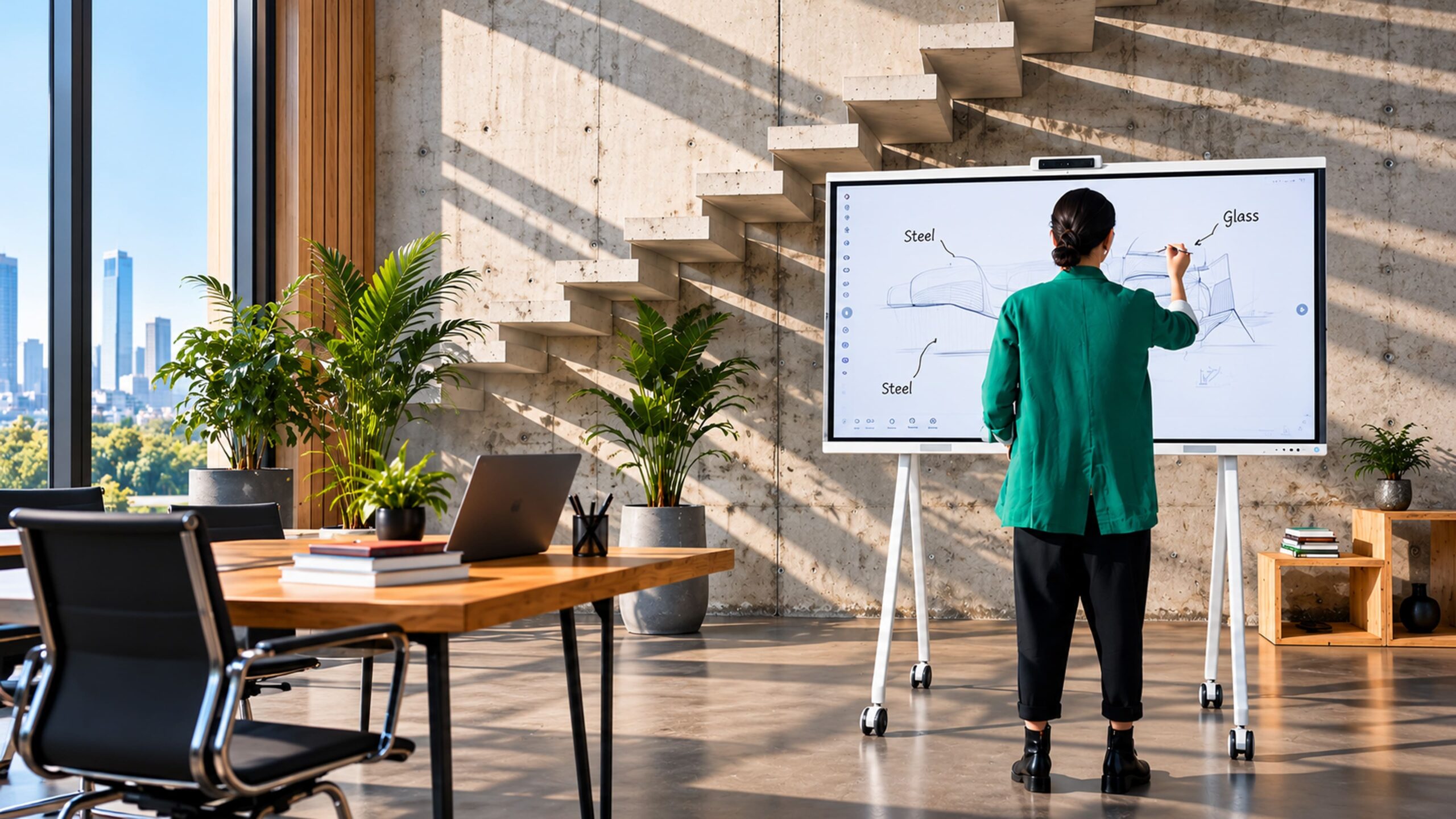 Smart Office Collaboration - HUAWEI IdeaHub B3 Interactive Display