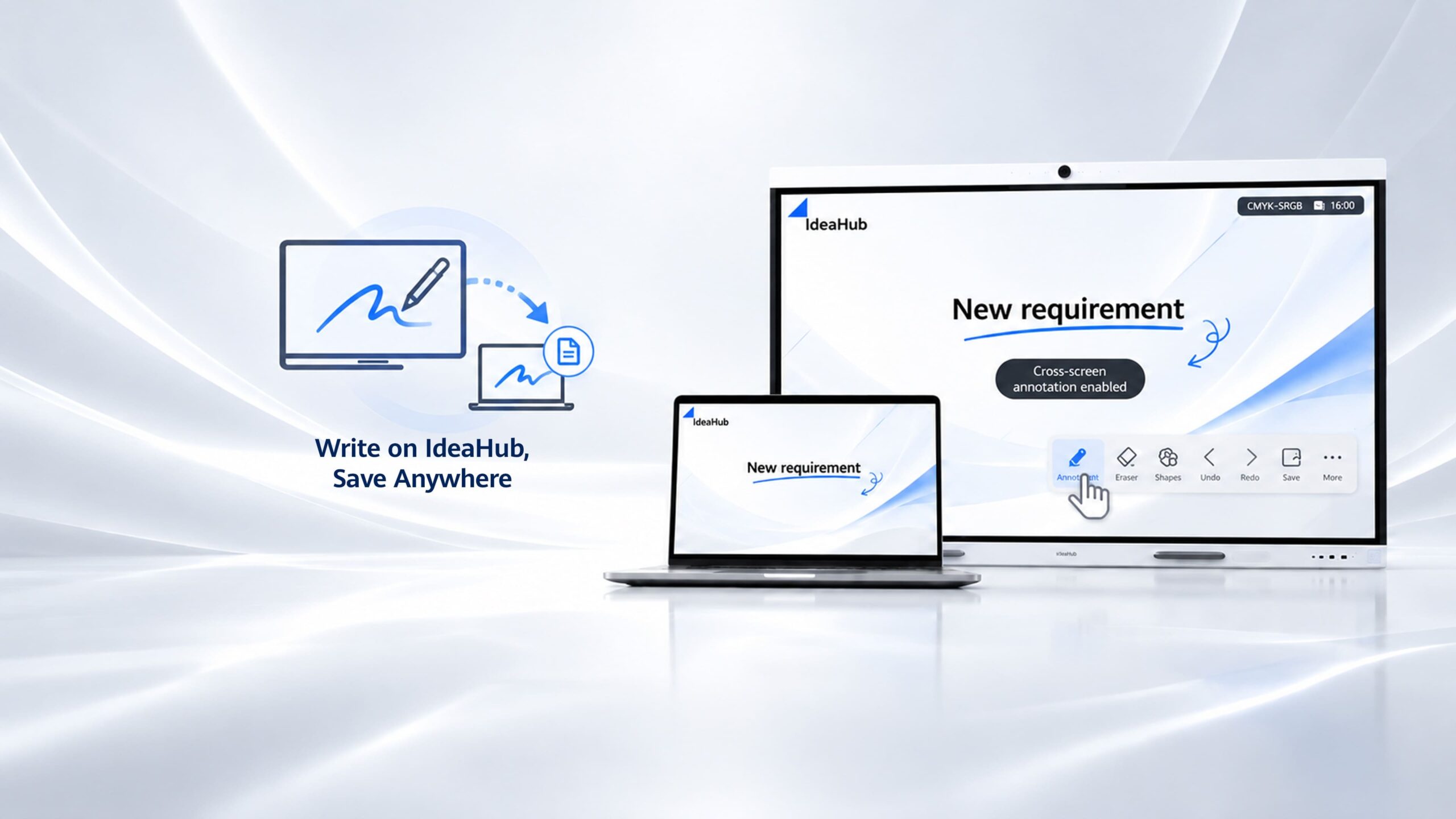 Write on IdeaHub save Anywhere HUAWEI IdeaHub B3 scaled